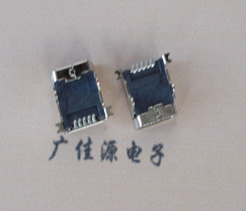 凤岗镇 MINI USB 5PF 90°SMT前插后贴电源接口
