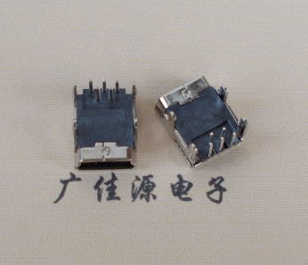 凤岗镇Mini usb 5p接口,迷你B型母座,四脚DIP插板,连接器