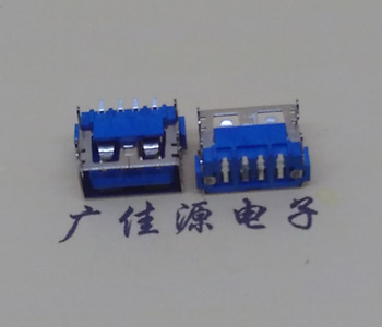 凤岗镇usb2.0接口 AF短体10.0母座 卧式直边 连接器插座