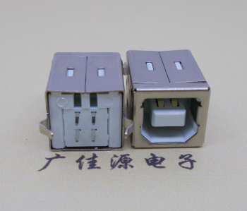 凤岗镇USB BF180度母座 打印机接口 立式直插带赛