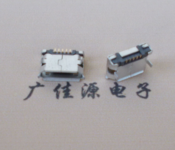 凤岗镇Micro USB卷口 B型(无柱）插板脚间距6.4普通端子