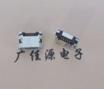 凤岗镇MICRO USB接口 90度卧式母座 插板有柱直边