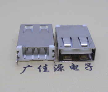 凤岗镇USB AF立式 直插 加长款17.5MM 大电流3A插座