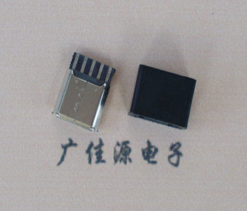 凤岗镇麦克-迈克 接口USB5p焊线母座 带胶外套 连接器