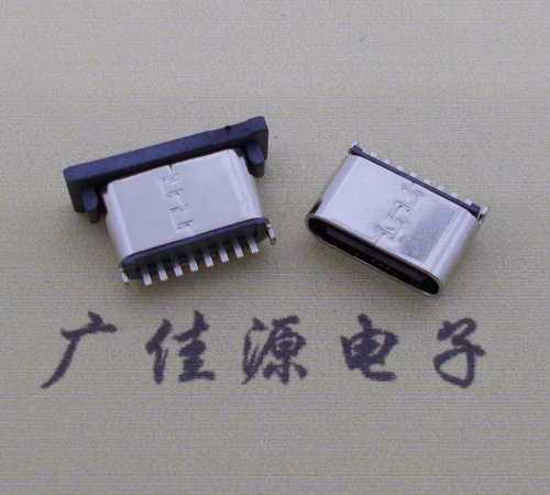 凤岗镇连接器TYPE-C8P母座直立式插座H=5.0mm