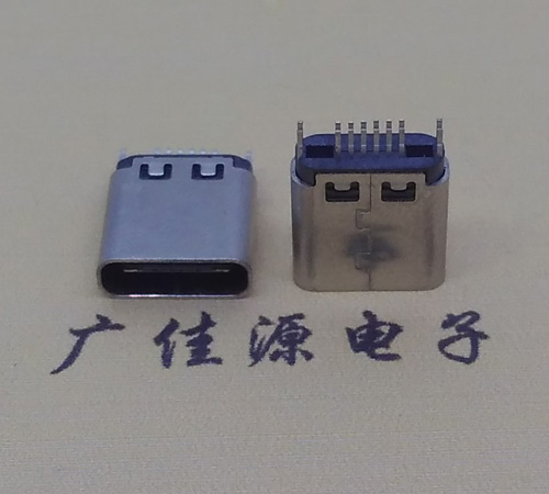 凤岗镇type-c16p母座,夹板式type-c16p接口连接器