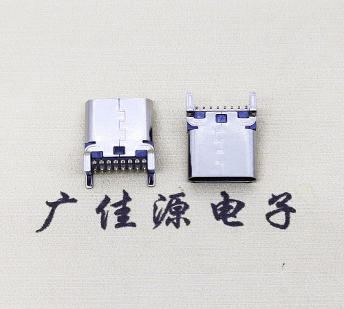 凤岗镇USB 3.1TYPE-C16Pin立贴母头座子引脚接线正负级详解